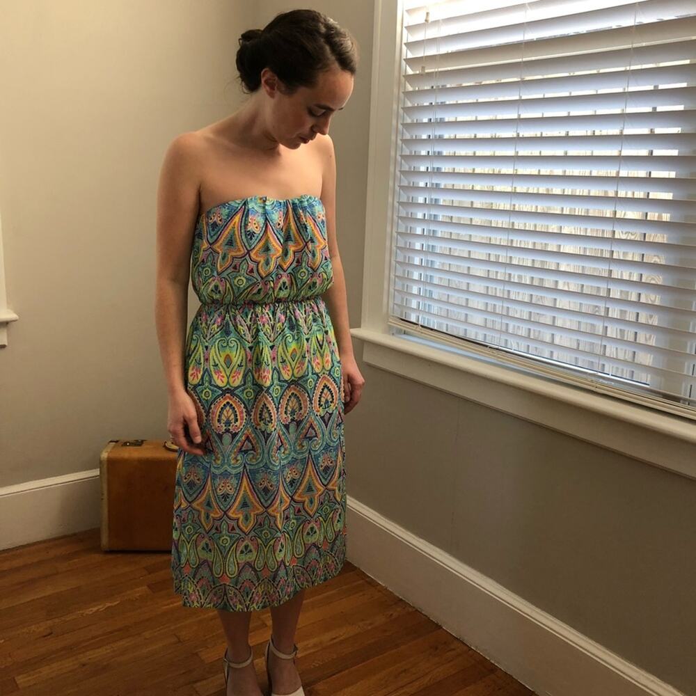 Pink Owl Sundress, Size S